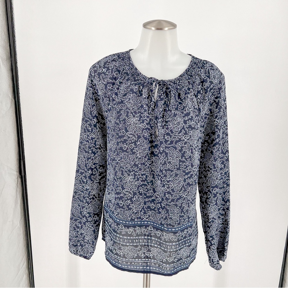 GAP Print Smocked Tie Top